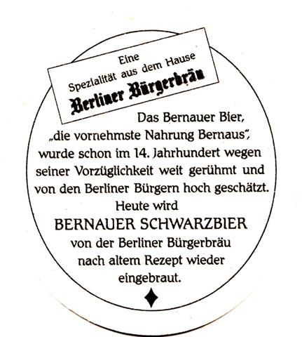 berlin b-be brger bernauer 2b (oval215-spezialitt aus-schwarz)